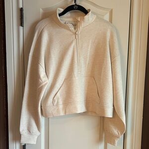 SCUBA HALF ZIP PULLOVER WITH KANGAROO POCKETS